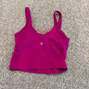 Lululemon Athletica Pink Stretch Sports Bra